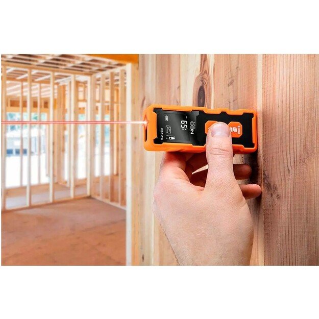 Neo Tools laser rangefinder 20m range 1