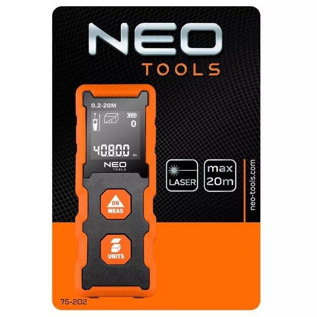 Neo Tools laser rangefinder 20m range 3