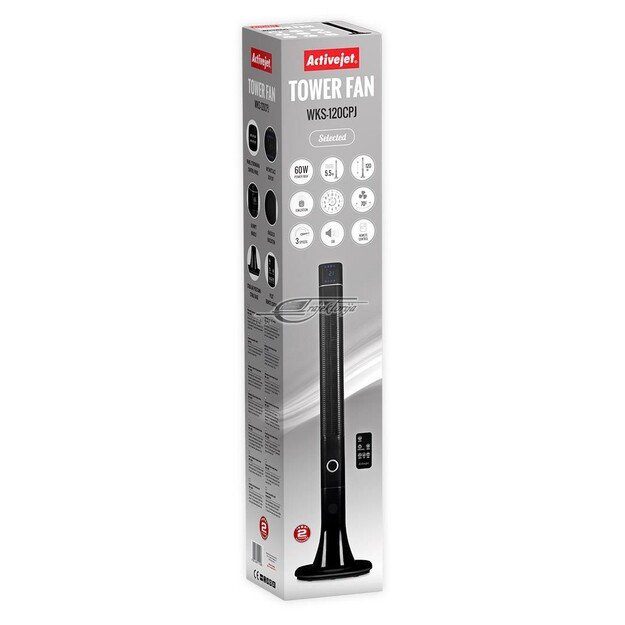 Fan column Activejet Selected WKS-120CPJ (black color)