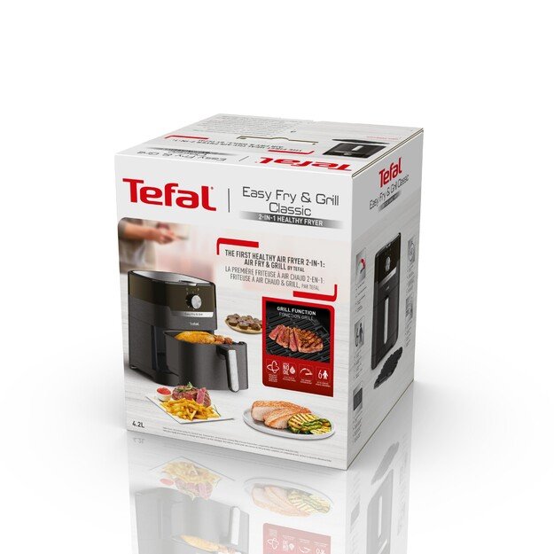 TEFAL | Fryer Easy Fry and Grill | EY501815 | Power 1550 W | Capacity 4.2 L | Black