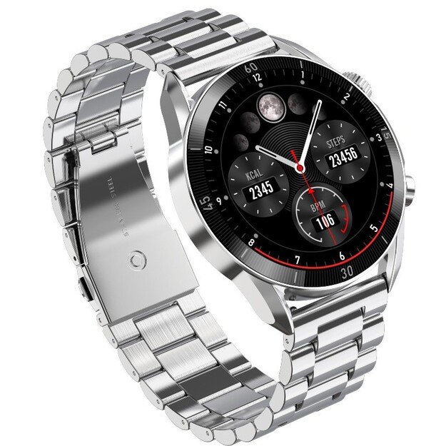 Išmanusis laikrodis su lietuvišku meniu Garett V10 Silver-black 2