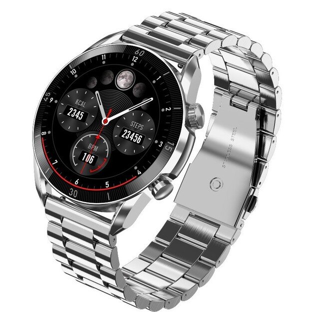 Išmanusis laikrodis su lietuvišku meniu Garett V10 Silver-black 1