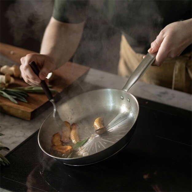 FISKARS FRYING PAN 24cm ALL STEEL PURE (1057595)