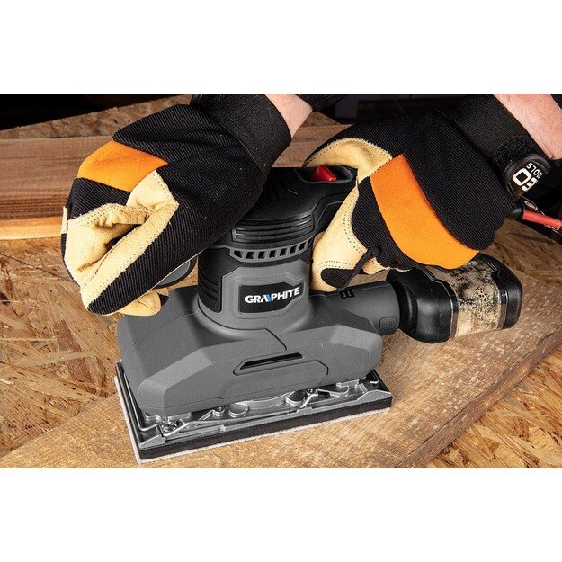 Orbital sander 260W, 90 x 187 mm foot