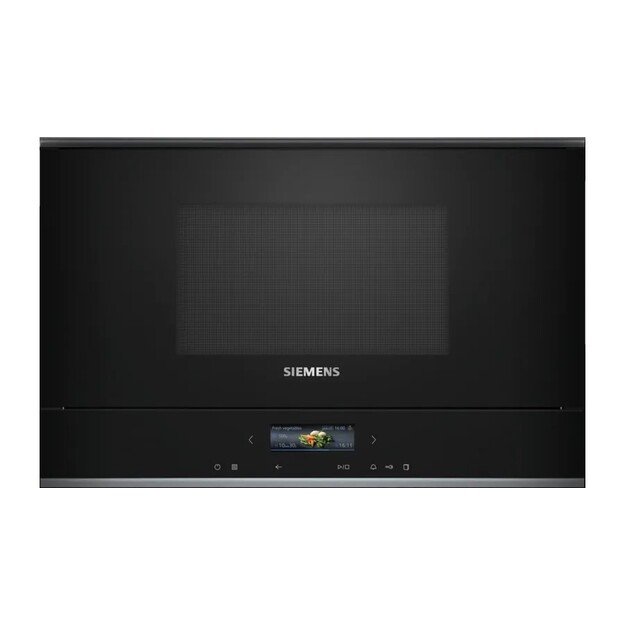 Siemens iQ700 BE732R1B1 microwave Black Combination microwave Built-in 21 L 900 W