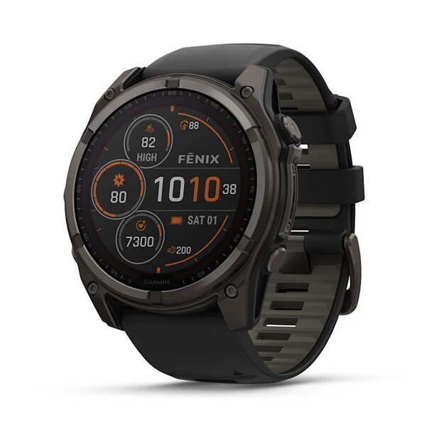 Garmin fenix 8 3.56 cm (1.4 ) 51 mm Digital 280 x 280 pixels Touchscreen Titanium Wi-Fi GPS (satellite)