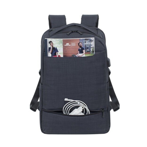 Rivacase 8365 notebook case 43.9 cm (17.3 ) Backpack Black