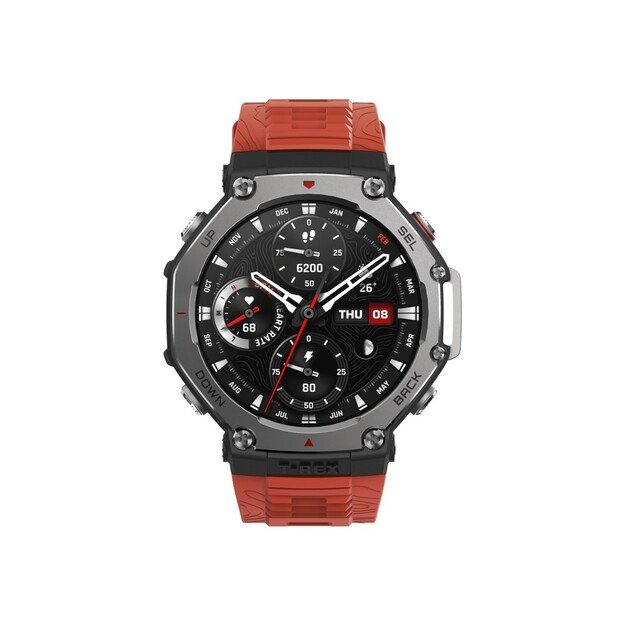 Amazfit T-Rex 3, smartwatch, 48.5mm, red