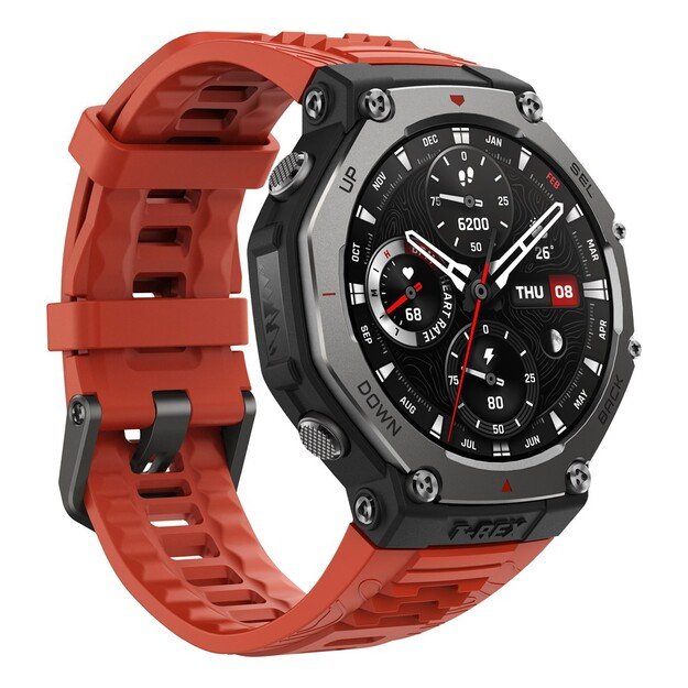 Amazfit T-Rex 3, smartwatch, 48.5mm, red