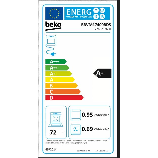 Oven BEKO BBVM17400B