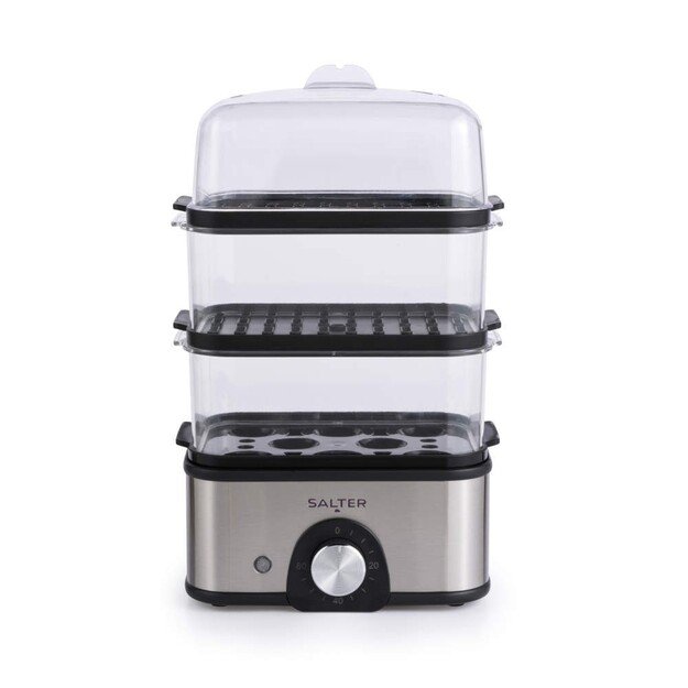 Salter EK5885VDE Compact 3-Tier Steamer