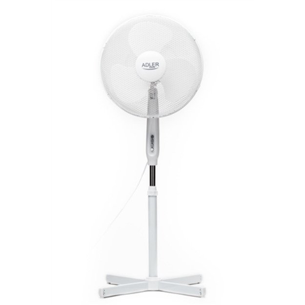 Adler | AD 7305 | Stand Fan | White | Diameter 40 cm | Number of speeds 3 | Oscillation | 45 W