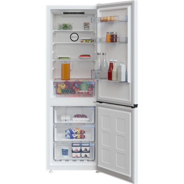 BEKO Refrigerator | B3RCNA344HW1 | Energy efficiency class E | Free standing | Combi | Height 179.6 cm | No Frost system | Fridg