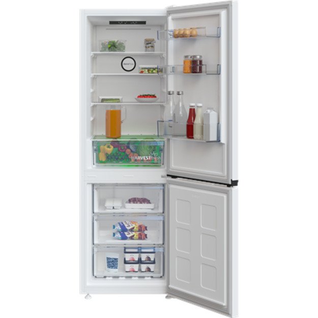 BEKO Refrigerator | B3RCNA344HW1 | Energy efficiency class E | Free standing | Combi | Height 179.6 cm | No Frost system | Fridg