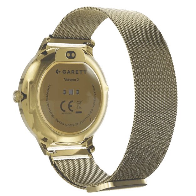 Garett Verona 2 Smartwatch Gold Mesh steel
