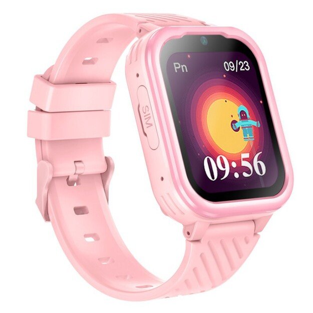 I&scaron;manusis laikrodis  vaikams su lietuvi&scaron;ku meniu Garett Kids Essa 4G Pink