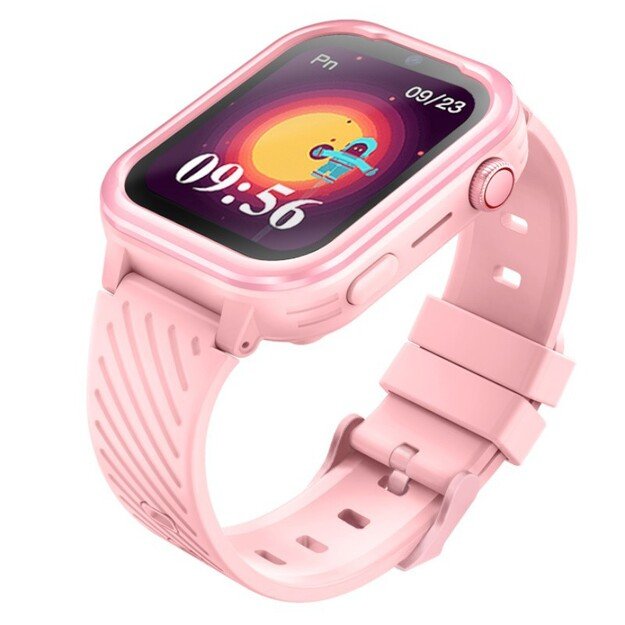 I&scaron;manusis laikrodis  vaikams su lietuvi&scaron;ku meniu Garett Kids Essa 4G Pink