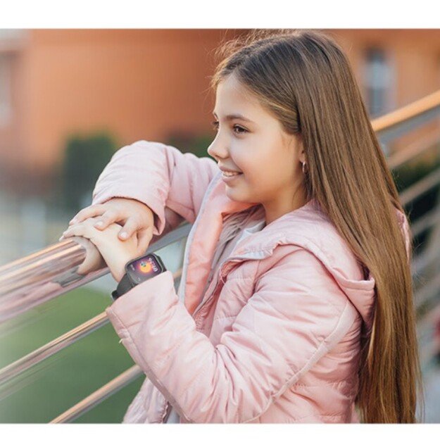 I&scaron;manusis laikrodis  vaikams su lietuvi&scaron;ku meniu Garett Kids Essa 4G Pink
