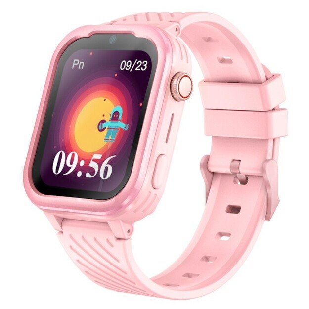 I&scaron;manusis laikrodis  vaikams su lietuvi&scaron;ku meniu Garett Kids Essa 4G Pink