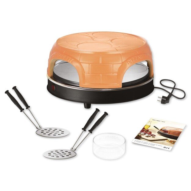 Emerio Pizzarette pizza maker/oven 1 pizza(s) 1100 W Black, Brown