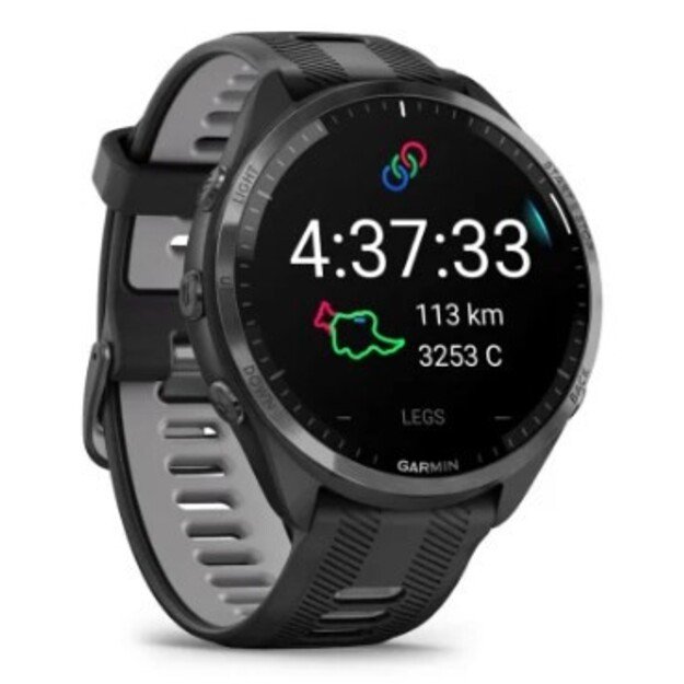 Garmin Forerunner 965 3.56 cm (1.4 ) AMOLED 47 mm Digital 454 x 454 pixels Touchscreen Black Wi-Fi GPS (satellite)