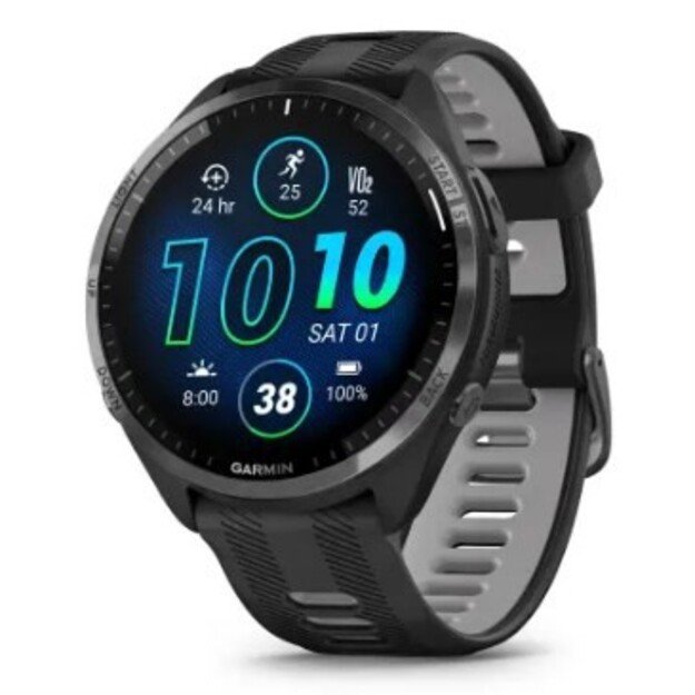 Garmin Forerunner 965 3.56 cm (1.4 ) AMOLED 47 mm Digital 454 x 454 pixels Touchscreen Black Wi-Fi GPS (satellite)
