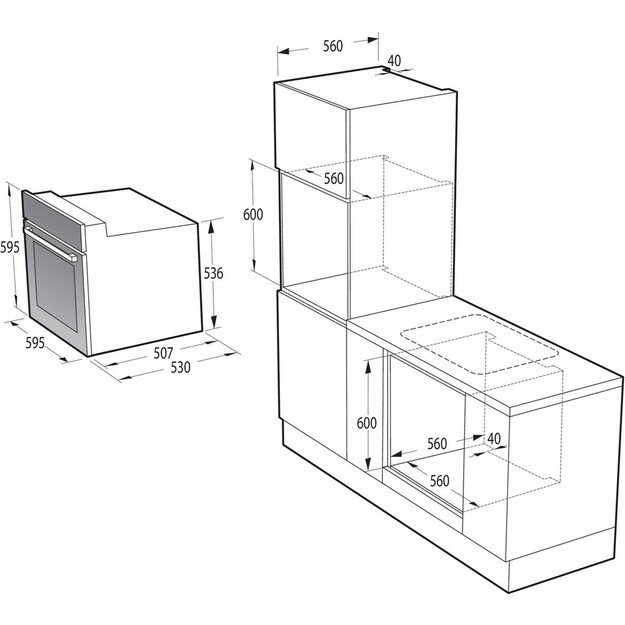 Oven GORENJE BO6635E01BG