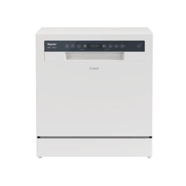 Candy Dishwasher | CP 8F9FFW | Free-standing | Width 55 cm | Number of place settings 8 | Number of programs 8 | Energy efficien