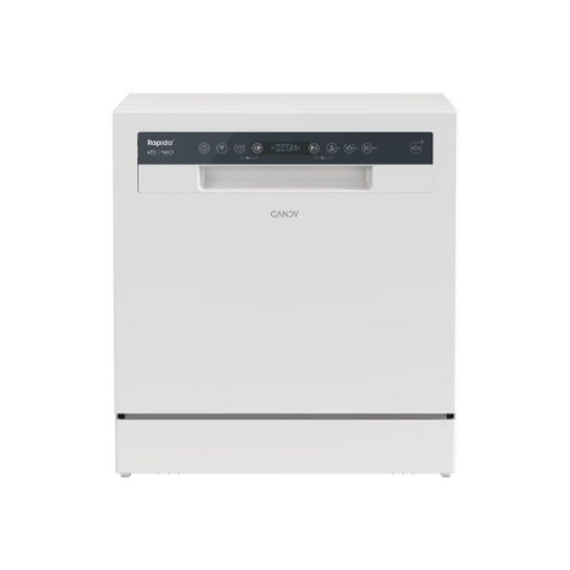 Candy Dishwasher | CP 8F9FFW | Free-standing | Width 55 cm | Number of place settings 8 | Number of programs 8 | Energy efficien