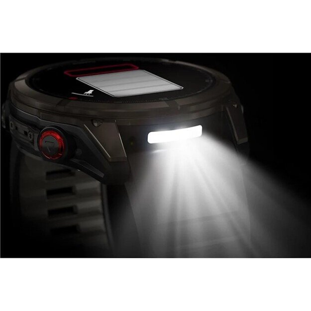 Garmin fēnix 8 Pro 3.56 cm (1.4 ) AMOLED 51 mm Digital 454 x 454 pixels Touchscreen Black, Grey, Titanium Wi-Fi GPS (satellite)