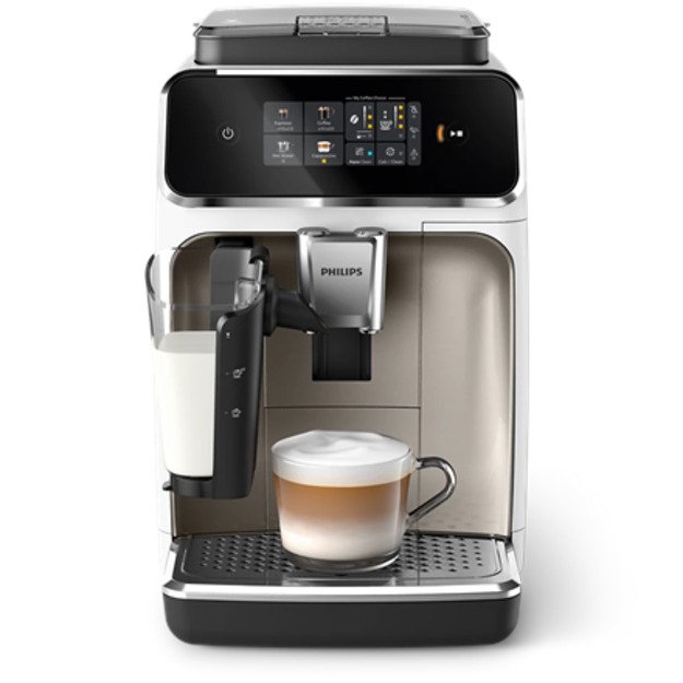 Philips Coffee maker | EP2333/40 | Pump pressure 15 bar | Built-in milk frother | Fully Automatic | 1500 W | White 4