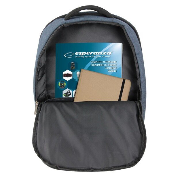 Esperanza ET196 Laptop Backpack 15.6   Blue 7