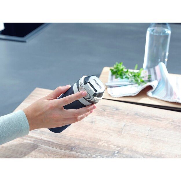 Leifheit 03247 travel mug 350 ml Black, Blue Stainless steel 11