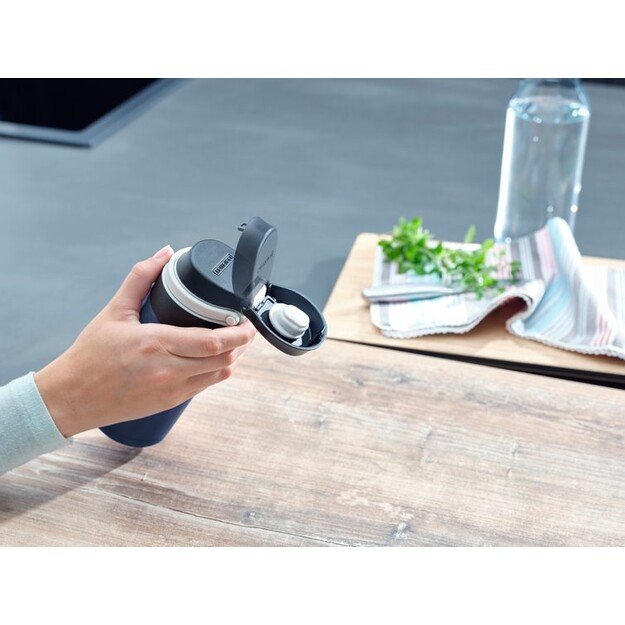 Leifheit 03247 travel mug 350 ml Black, Blue Stainless steel 10