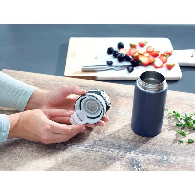 Leifheit 03247 travel mug 350 ml Black, Blue Stainless steel 8