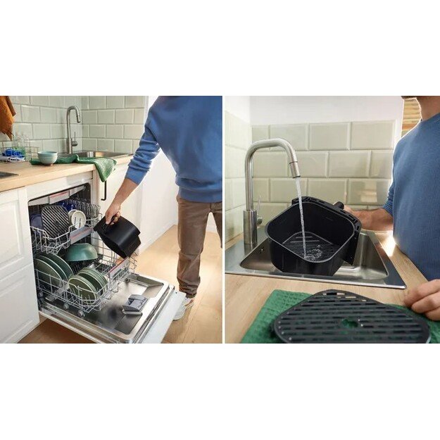 Bosch Serie 4 MAFS2462B fryer Single 6.1 L Stand-alone 2050 W Hot air fryer Black 3