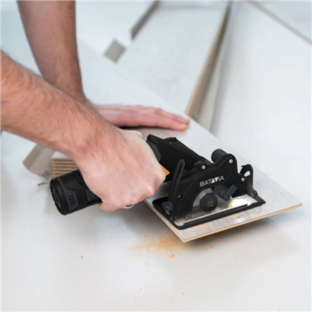 Batavia 12V circular saw 85 mm 2.0 set (1 x battery 2Ah / 1 x USB charging cable) 3