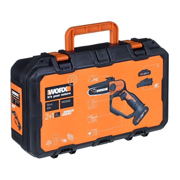 Przecinarka do gałęzi 20V 12cm1x2,0ah, ład2 a WORX 14