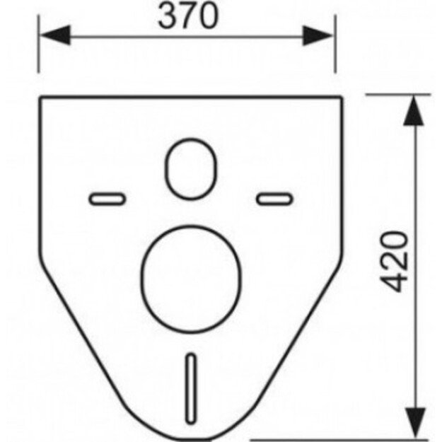 Garso izoliacijos rinkinys unitazams ir bidė TECEprofil 9200010 2