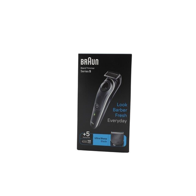 Braun BeardTrimmer 5 80708197 beard trimmer Battery 40 2 cm Black