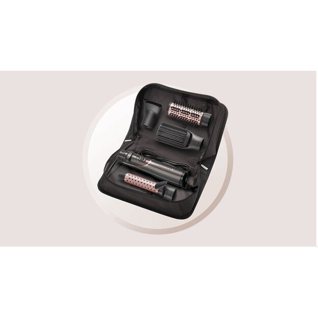 Remington AS8606 Hot air brush Warm Black, Rose gold 800 W