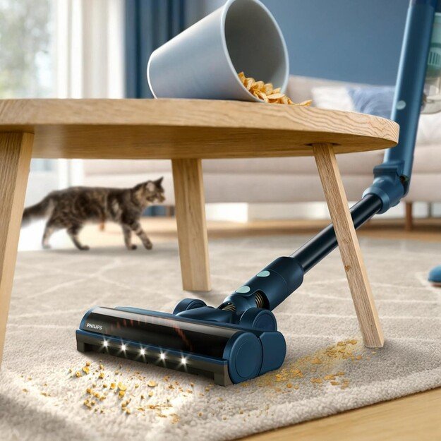 Philips XC5242/10 stick vacuum/electric broom Battery Dry Bagless 0.27 L Sage