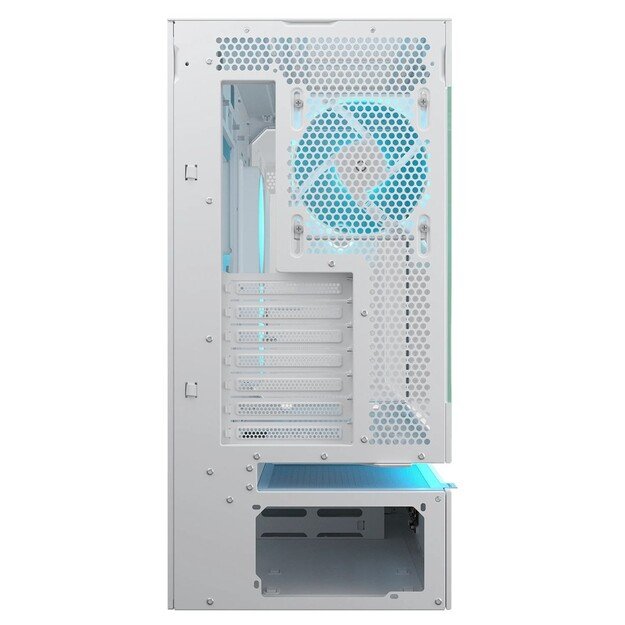 COUGAR Midi Tower Case, CFV235 Vision, ARGB, LCD Display, Glass, White