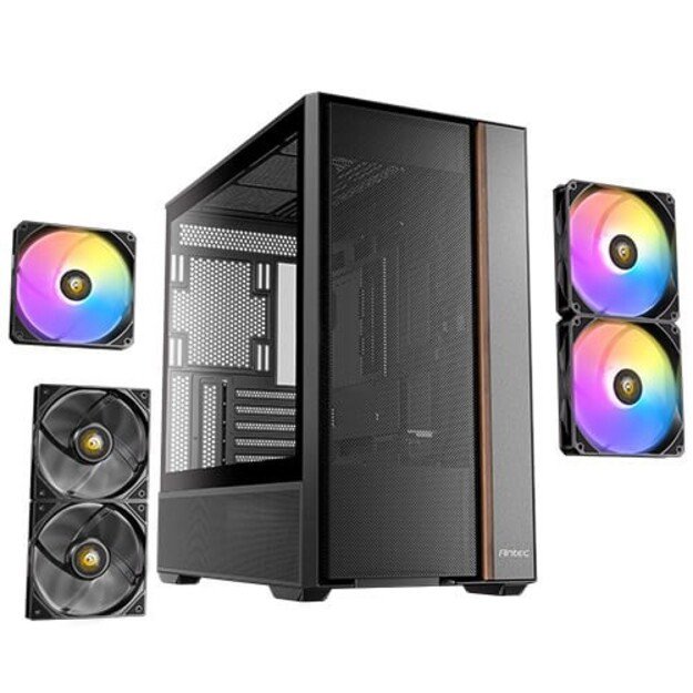 Antec FLUX REAR Midi Tower Black