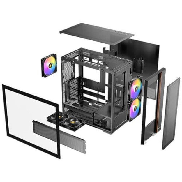 Antec FLUX REAR Midi Tower Black