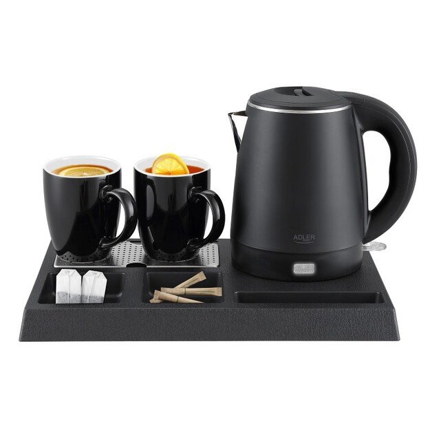 Elektrinis vidulys 1,0L ADLER AD-1387 su puodeliais ir padėklu 2