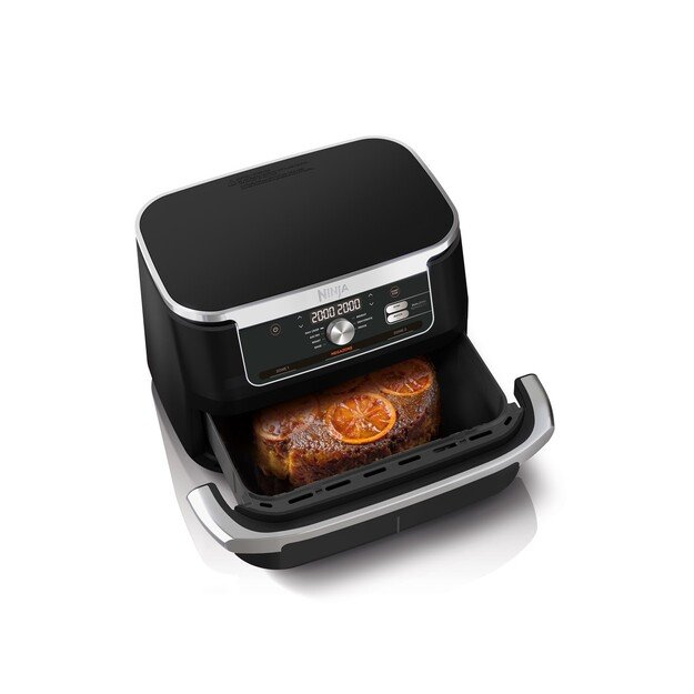 Ninja AF500EU fryer Double 10.4 L Stand-alone 2470 W Hot air fryer Black, Stainless steel 33