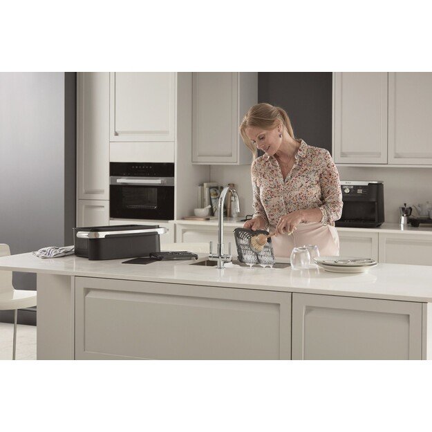 Ninja AF500EU fryer Double 10.4 L Stand-alone 2470 W Hot air fryer Black, Stainless steel 15