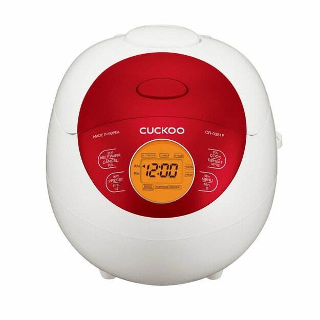 Cuckoo Rice Cooker 0.54l CR-0351F with 3D Heating System and Keep Warm Function