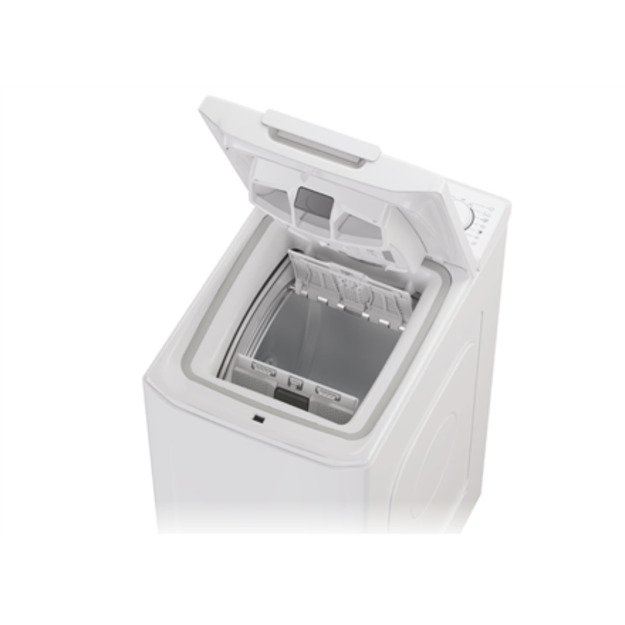 Candy Washing Machine | TCA283D2-S | Energy efficiency class D | Top loading | Washing capacity 8 kg | 1200 RPM | Depth 60 cm |